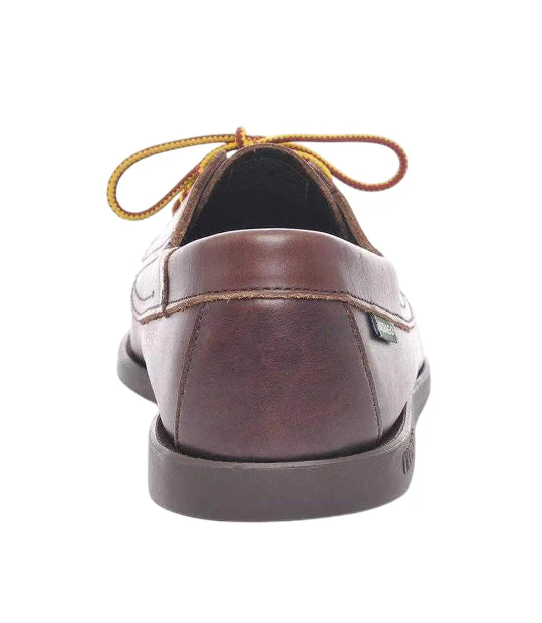 Mens Askook Waxy Leather Boat Shoes Dark Brown Sebago-2
