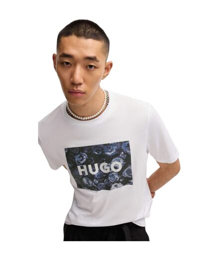 T-shirt Dulive Homme Blanc Hugo