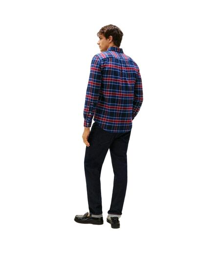 Chemise Motif/style Tartan Homme Bleu Marine Tommy Hilfiger