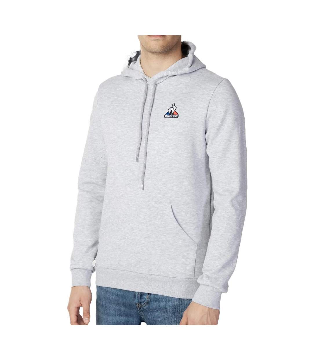 Sweat Gris Homme Le Coq Sportif Hoody - S