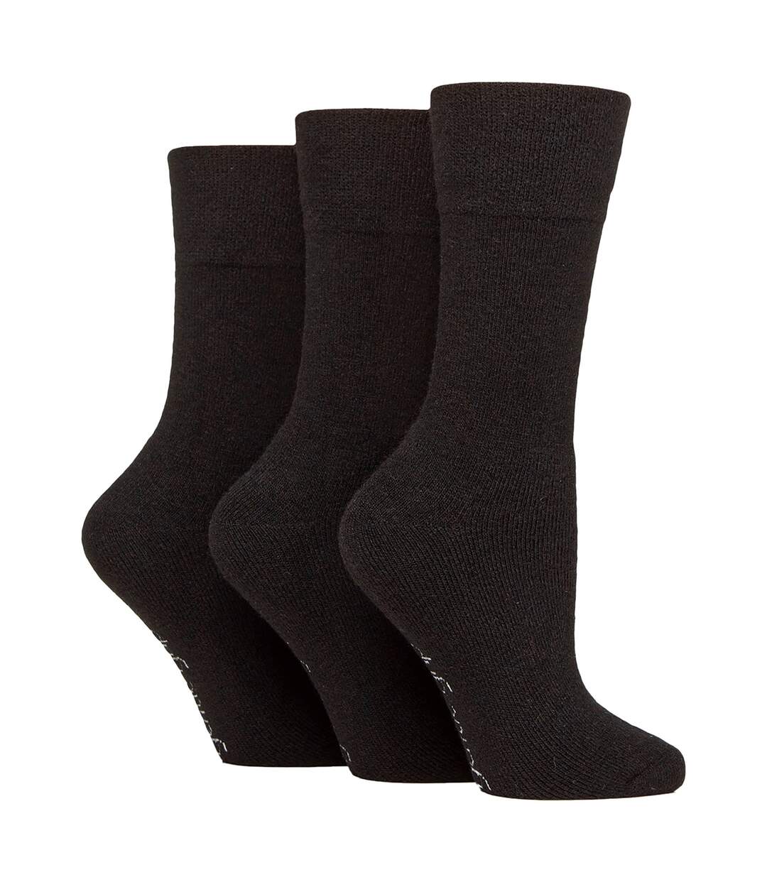 Gentle Grip- Lot De 3 Chaussettes Femme Laine Randonnée Chaudes Rembourrées-1