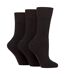 Gentle Grip- Lot De 3 Chaussettes Femme Laine Randonnée Chaudes Rembourrées-1
