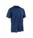 Mens Quick Dry Short-sleeved T-shirt Navy Blue Spiro-1