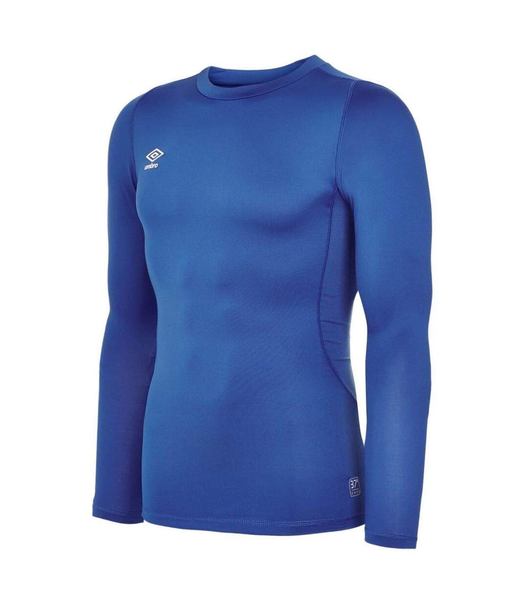 Mens Core Crew Neck Long-sleeved Base Layer Top Royal Blue Umbro-1