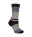 Ladies Soft Warm Winter Stripe Patterned Thermal Socks-1
