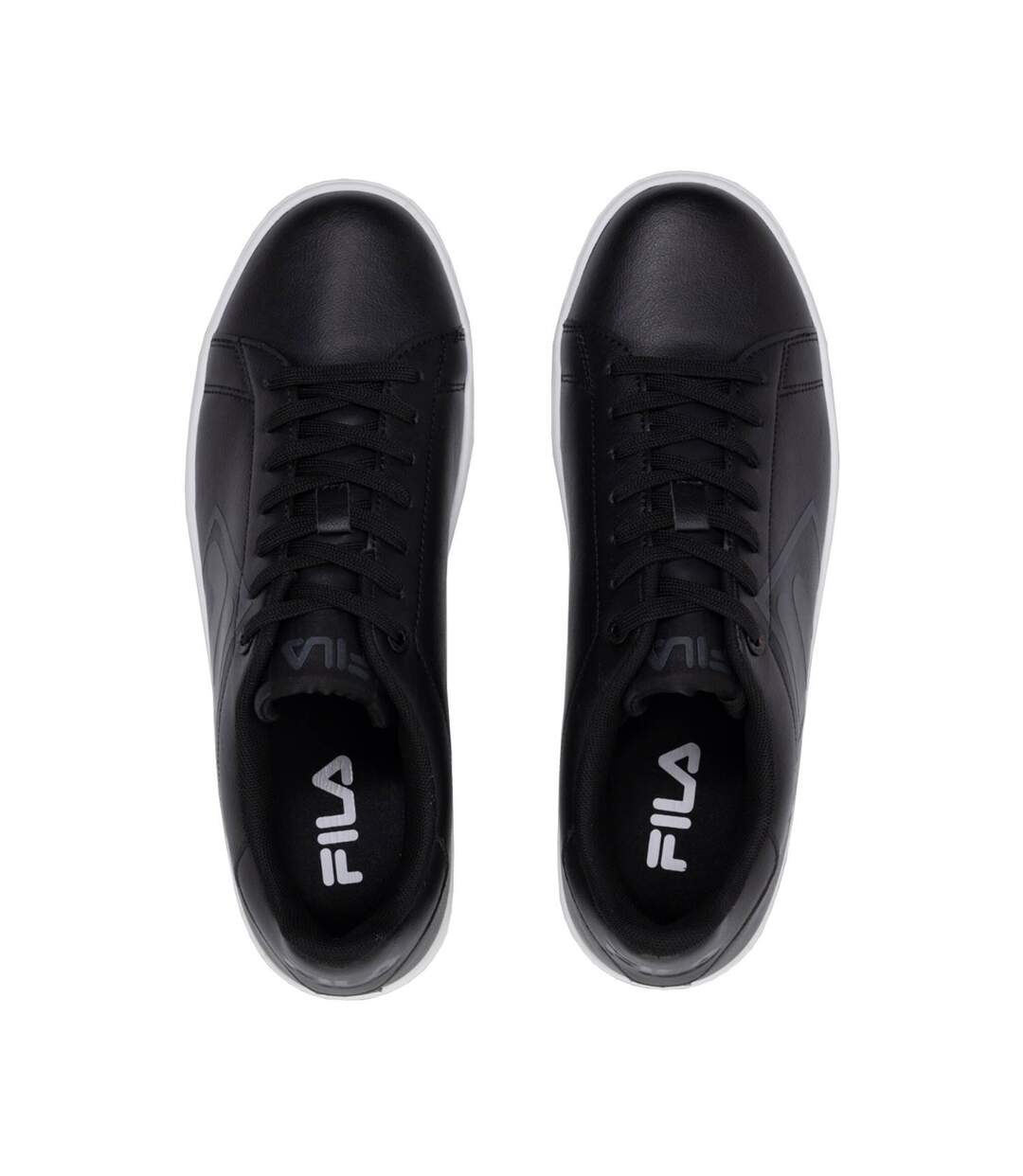 Baskets Motif/style Logo Courtbay Homme Noir Fila-4