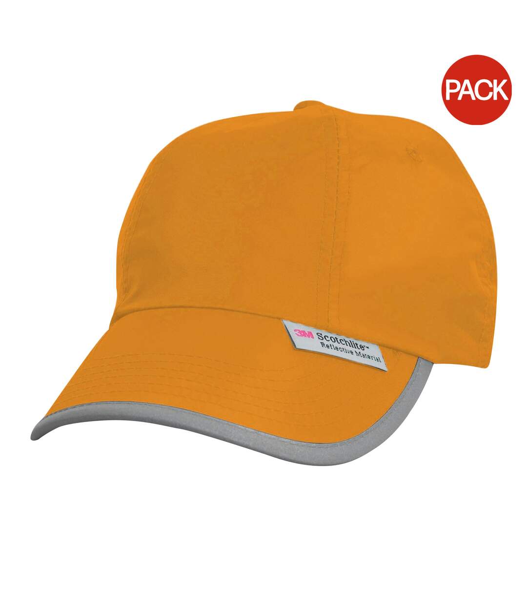 Lot de 2  casquettes haute visibilité adulte orange haute visibilité Result-1