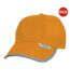 Lot de 2  casquettes haute visibilité adulte orange haute visibilité Result-1