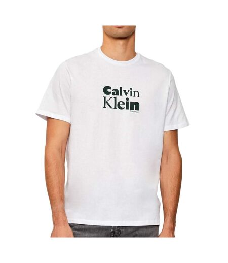 T-Shirt blanc homme calvin klein jeans lv04rd820g