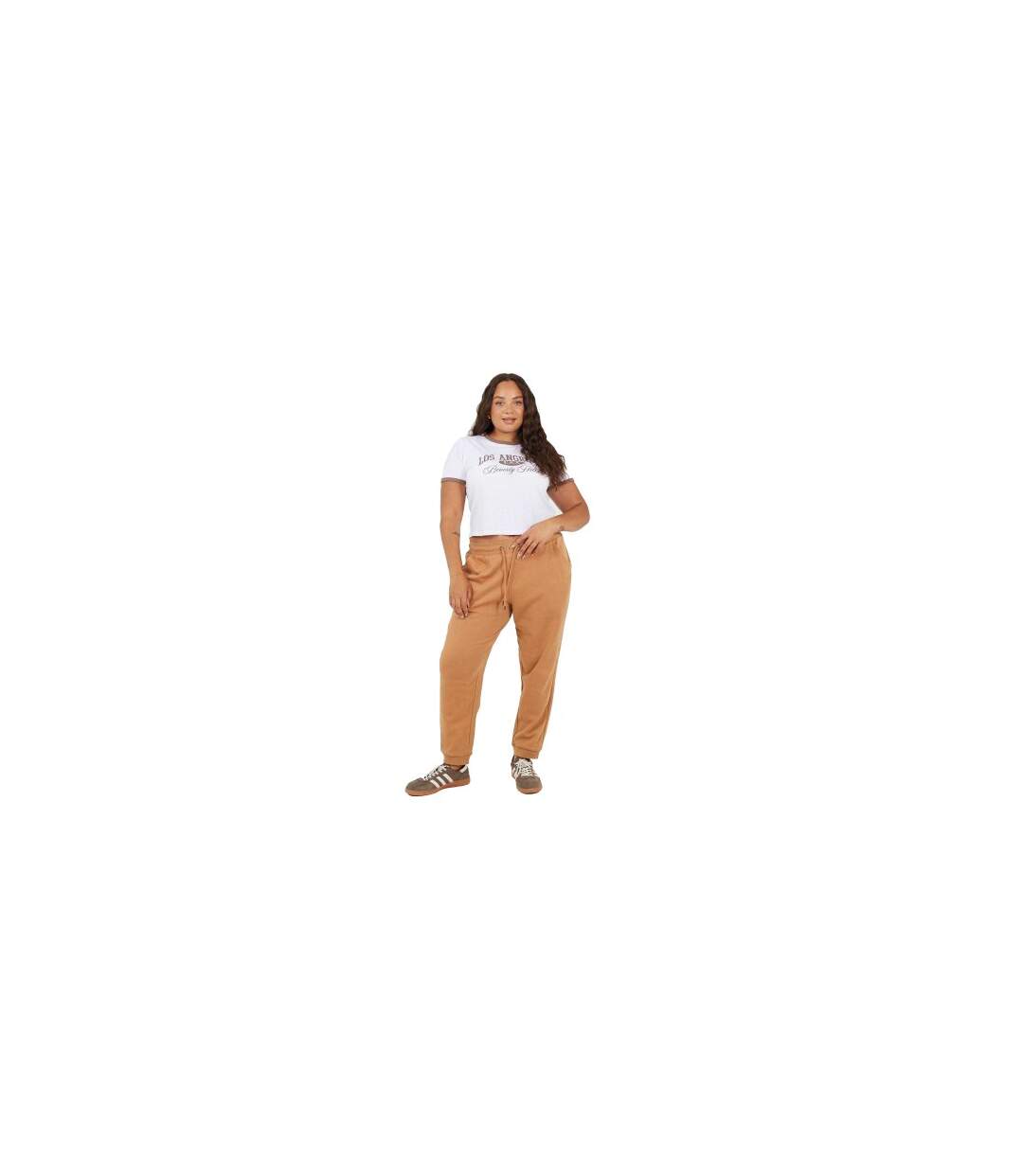 Pantalon De Jogging Femme Marron Clair Brave Soul-1