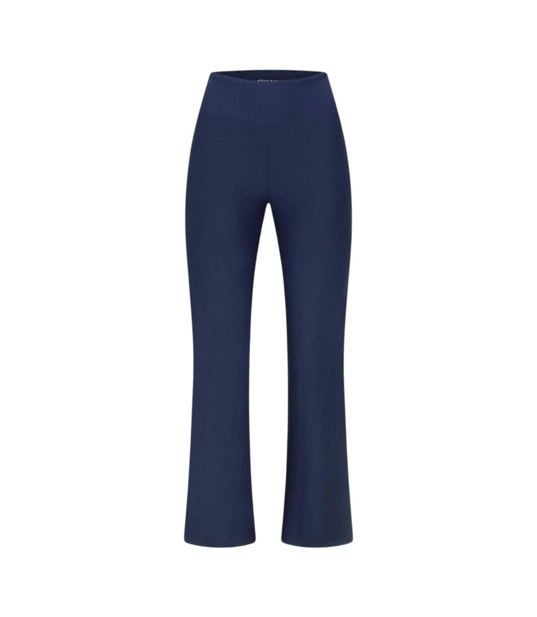 Womens/ladies Performance Flared Gym Leggings Indigo Rohnisch-2