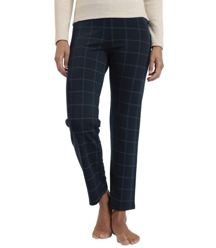 Pantalon stretch Navy Checks Admas