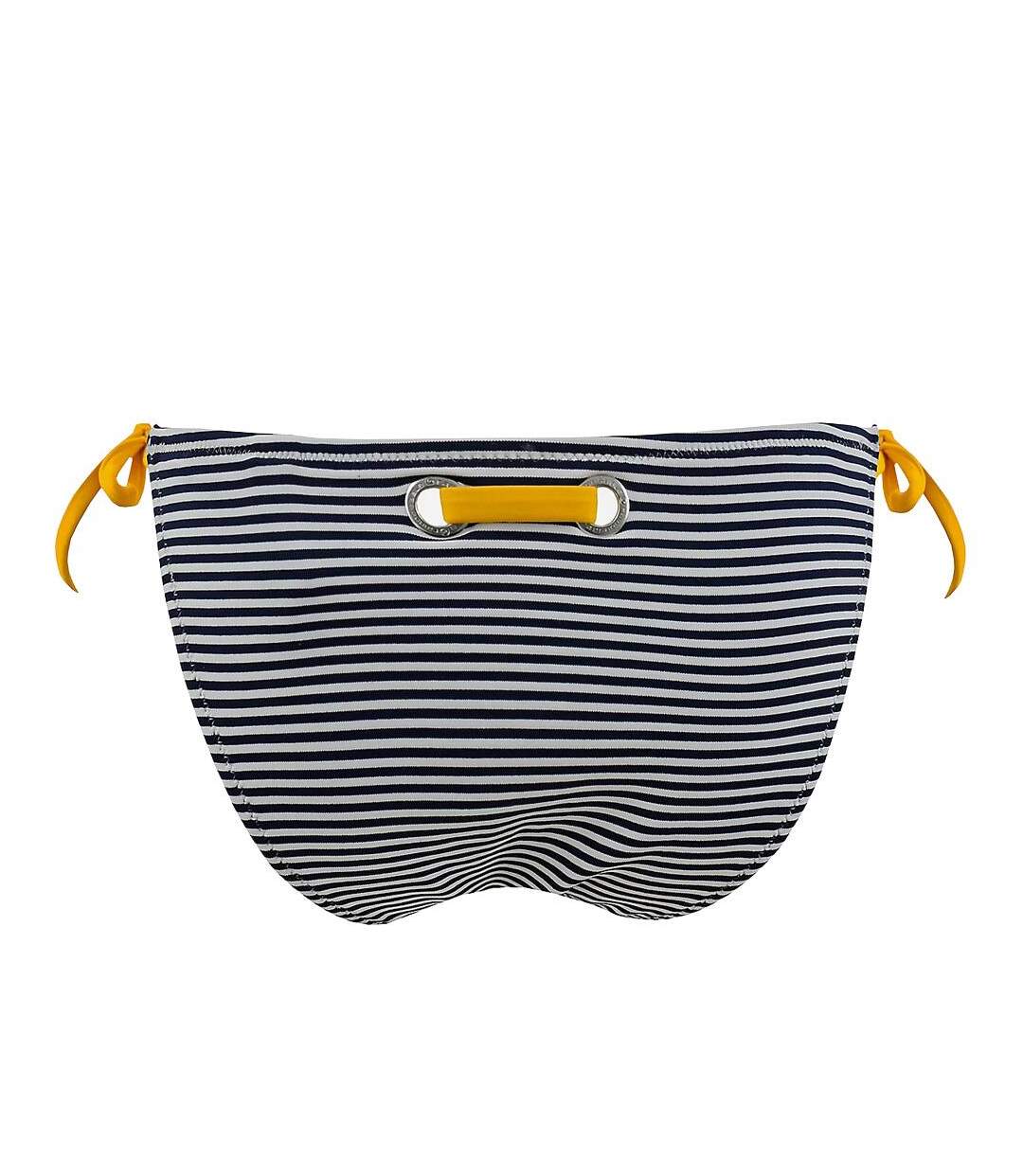 Maillot de bain marine/blanc/jaune grain de sable femme sea-2