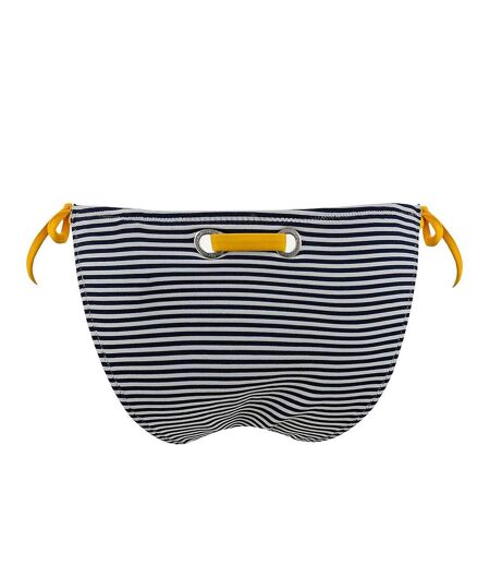 Maillot de bain marine/blanc/jaune grain de sable femme sea