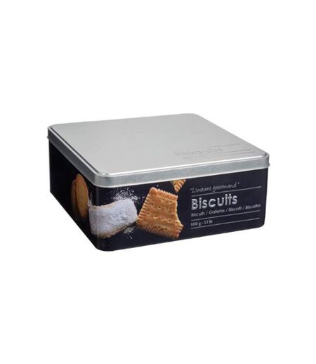 Boîte à Biscuits Relief II 20cm Noir