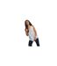 Womens/ladies V Neck Sleeveless Blouse White Joe Browns-1