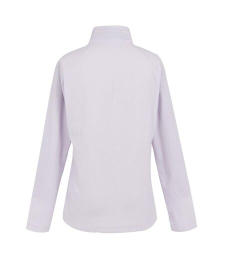 Great outdoors womens/ladies montes half zip fleece top lilac frost Regatta