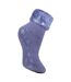 Ladies Non Slip Thermal Low Cut Slipper Bed Socks with Grips-1