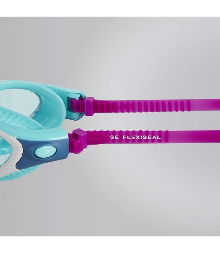 Speedo Womens/Ladies Futura Biofuse Flexiseal Swimming Goggles (Purple/Blue) - UTRD117