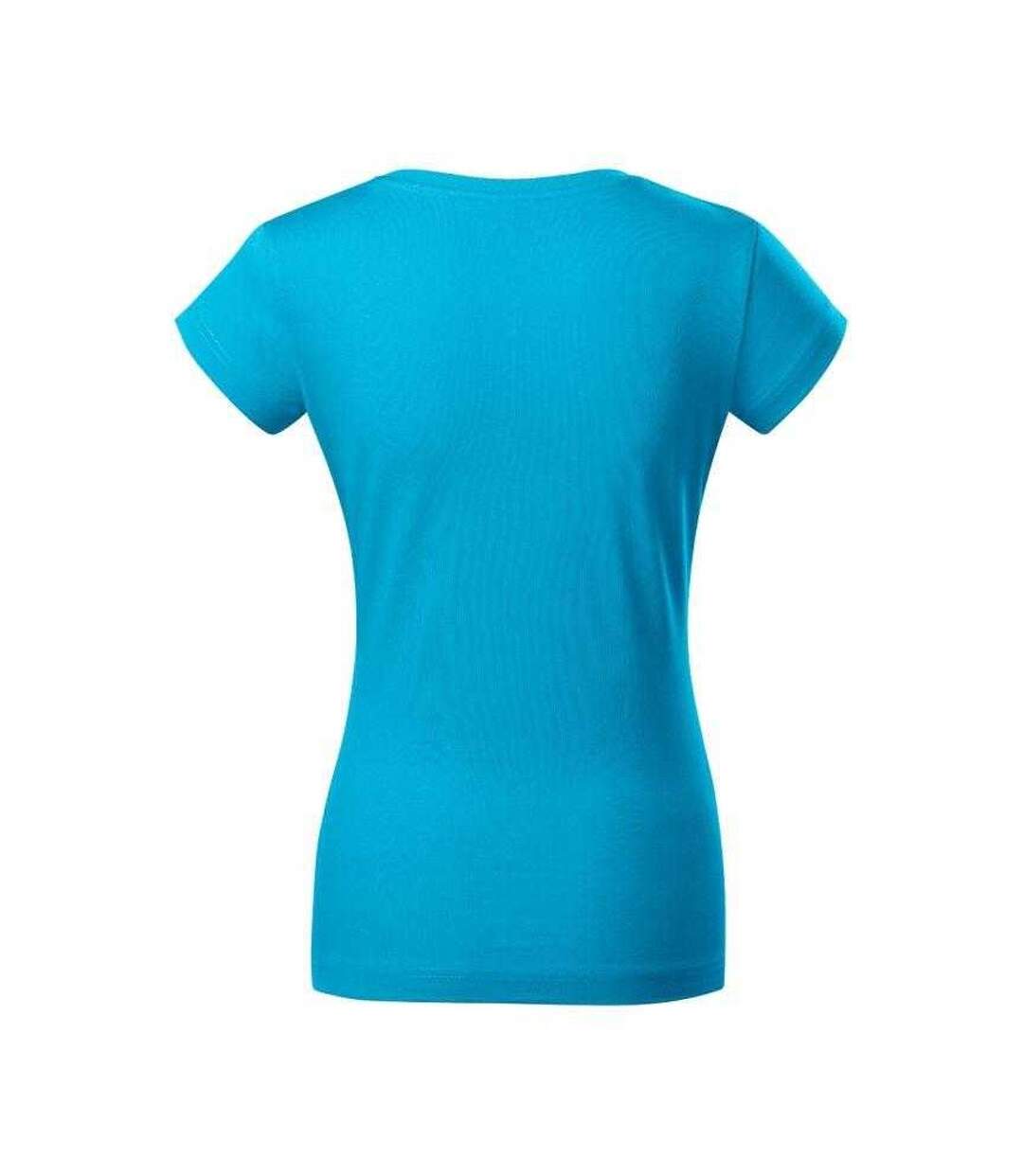 T-shirt Femme Turquoise Vif Malfini-2