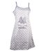 Chemise de Nuit Fantaisie HUMORISTIQUE 1049 GRIS