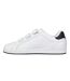 Mens 3 Touch Fastening Strap Trainers White Navy Slazenger-3