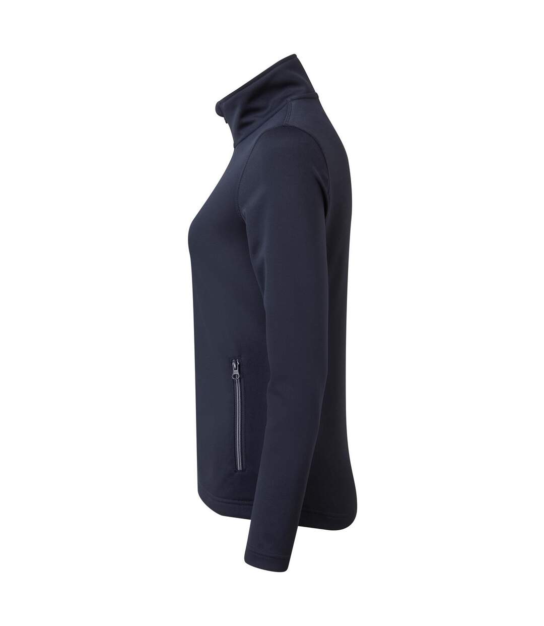 Womens/ladies dyed sweat jacket french navy Premier-3