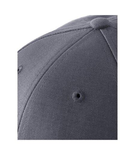 Adultes Unisex Athleisure Cotton Baseball Cap Graphite Noir Beechfield