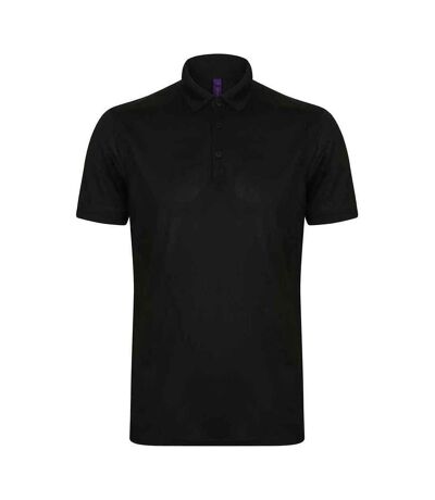 Polo homme noir Henbury