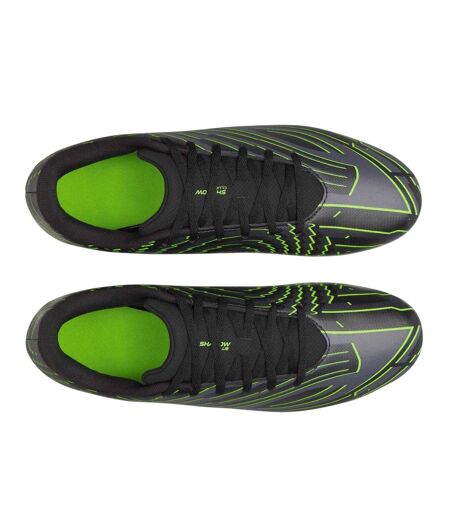 Mens Shadow Club 4 Patterned Firm Ground Football Boots Black Green Under Armour