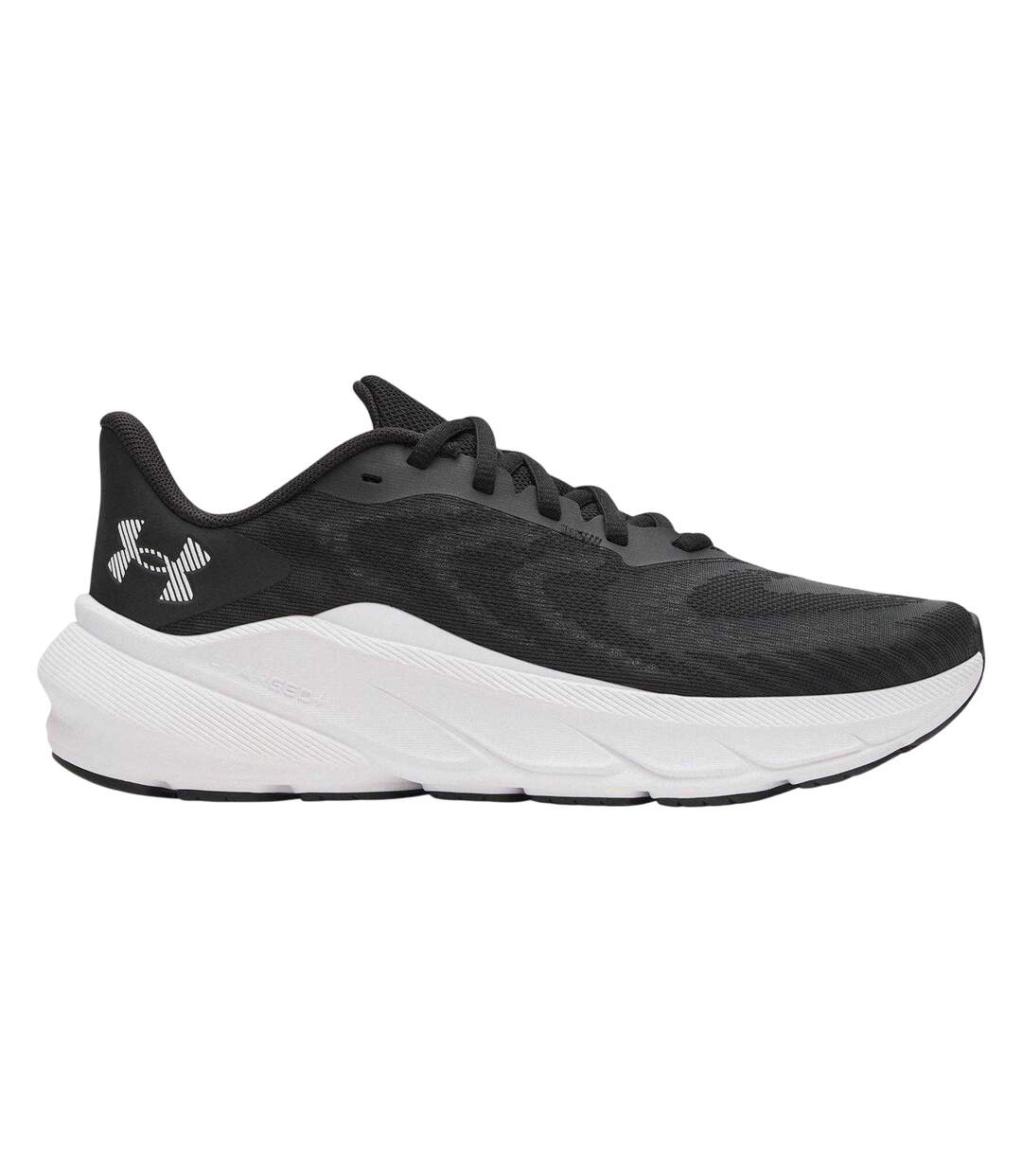 Womens/ladies Turbulence 3 Shoes Black White Under Armour-1