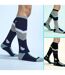 3 Pack Mens Ski Socks Cushioned Thermal Moisture Wicking Winter Sports Socks-5