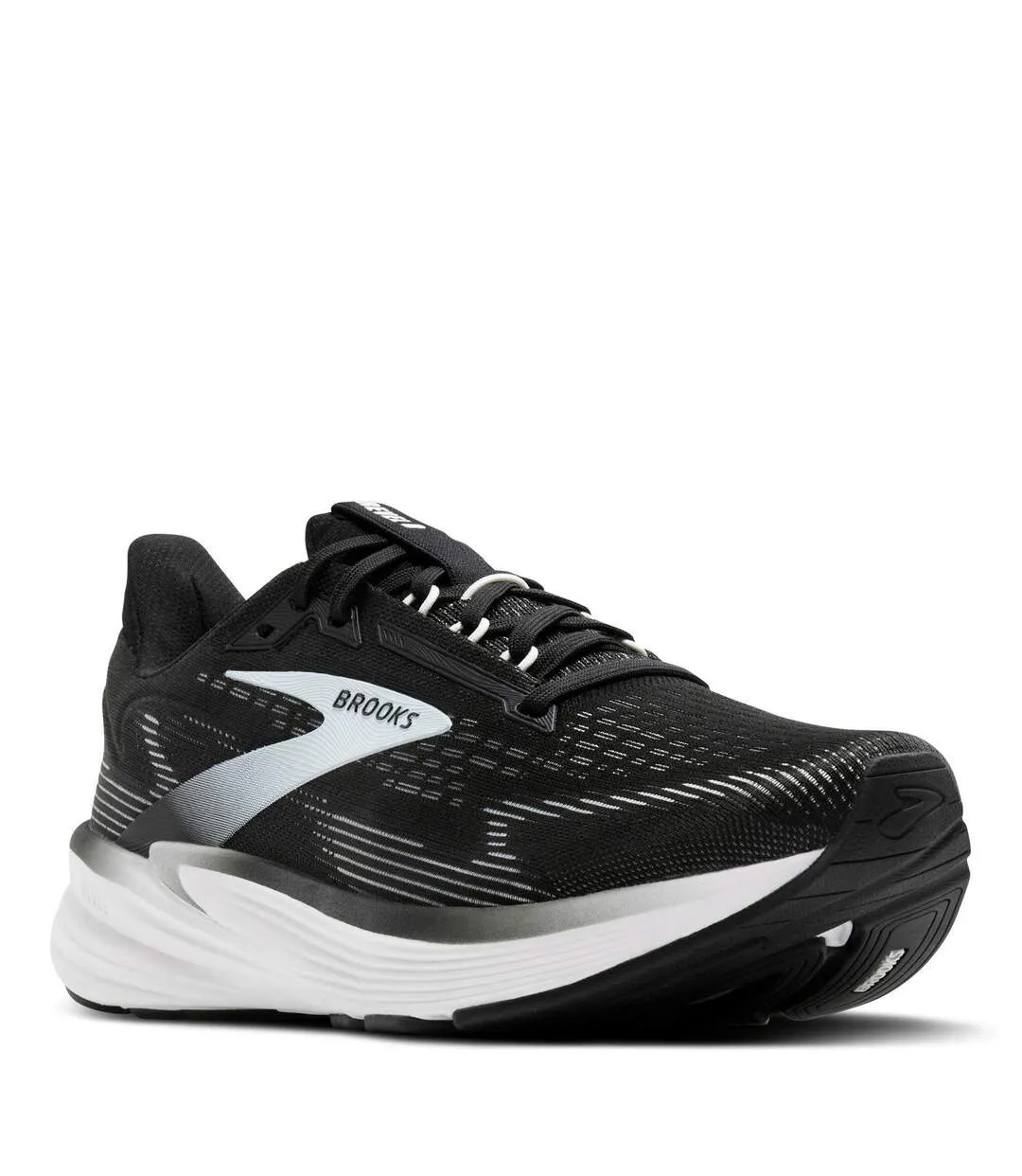 Womens/ladies Revel 8 Running Shoes Black White Brooks-2