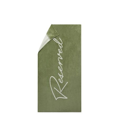 Serviette de plage vert Vinga