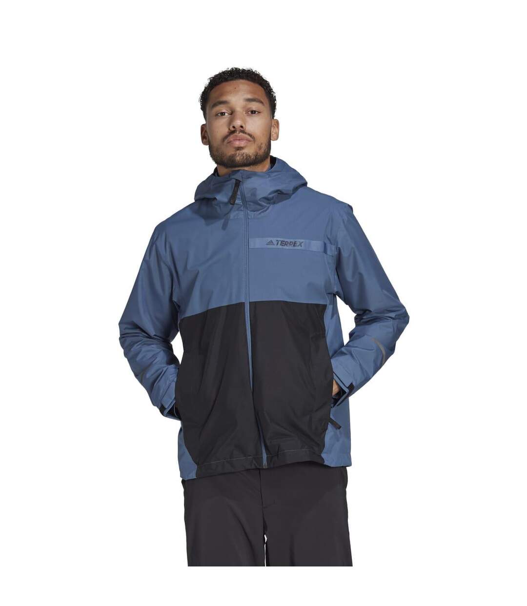 Imperméable terrex multi homme noir / bleu Adidas-3