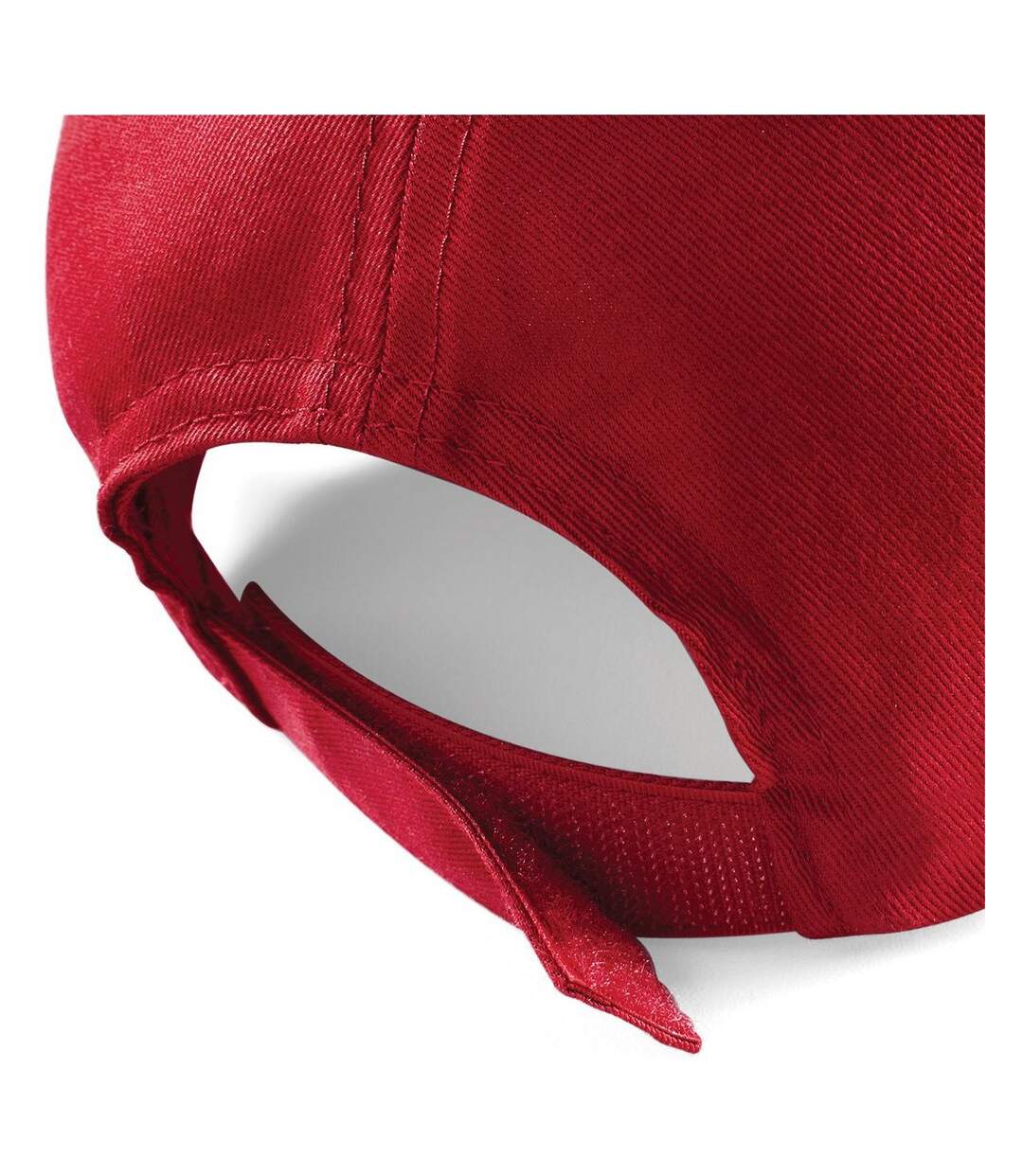 Lot de 2  casquettes à carreaux adulte rouge Beechfield-4