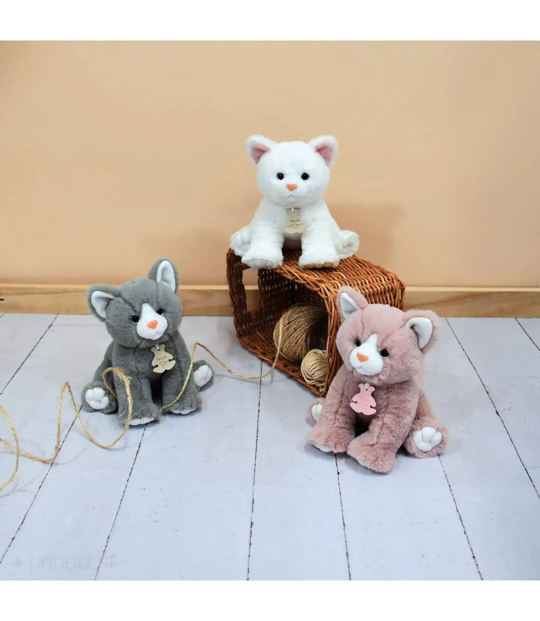 Peluche chat polyester collection LUCKY-3