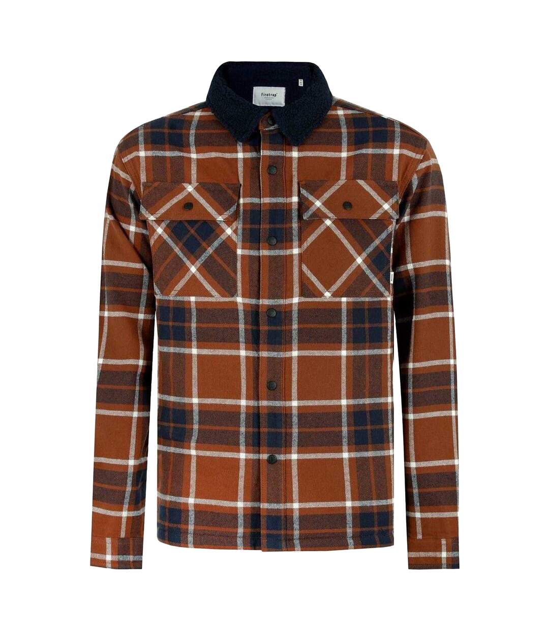 Surchemise Manches Longues Homme Rouge Pastel Firetrap-1