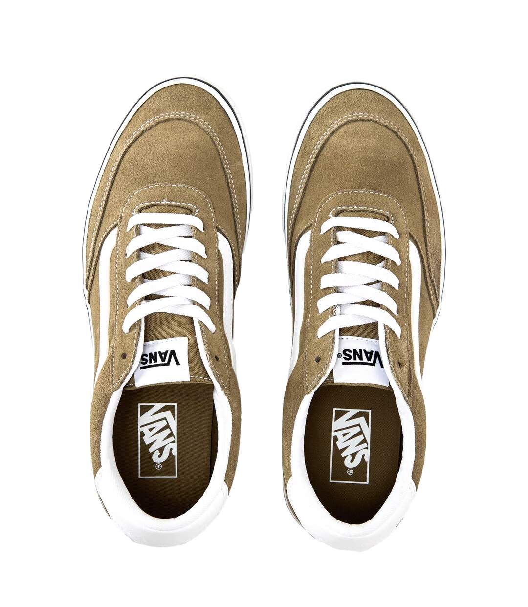 Mens Brooklyn Canvas Trainers Bayleaf Grey Vans-3