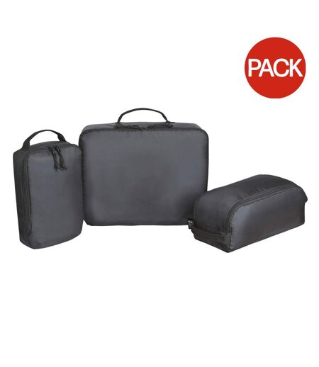 Pack Of 3  Renew Aware Packing Cube Set  One Size Black XD