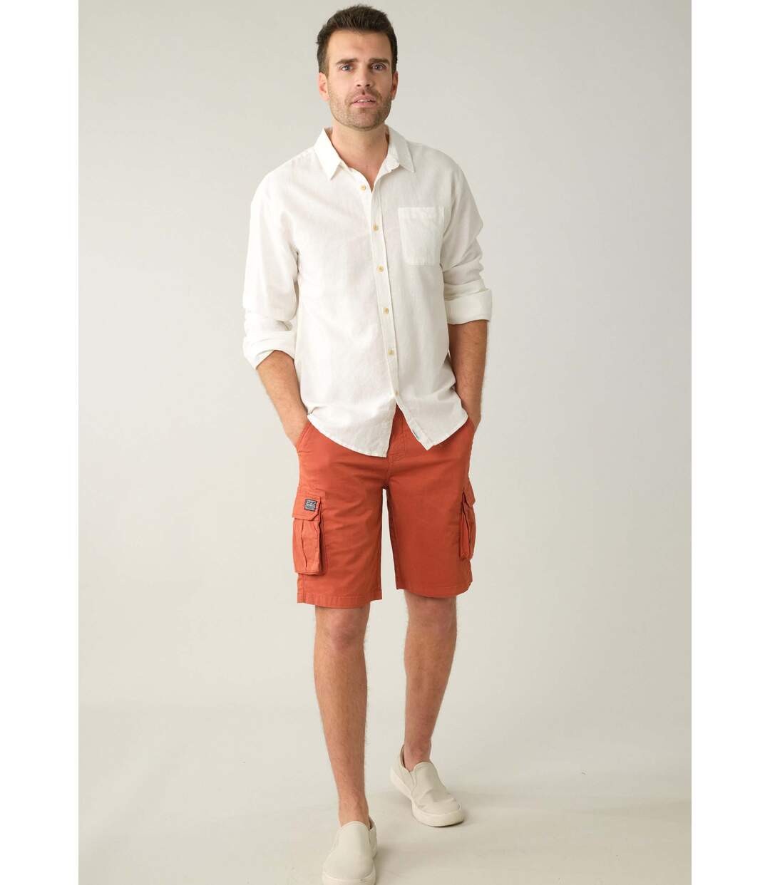 Chemise homme en lin SOLE-2