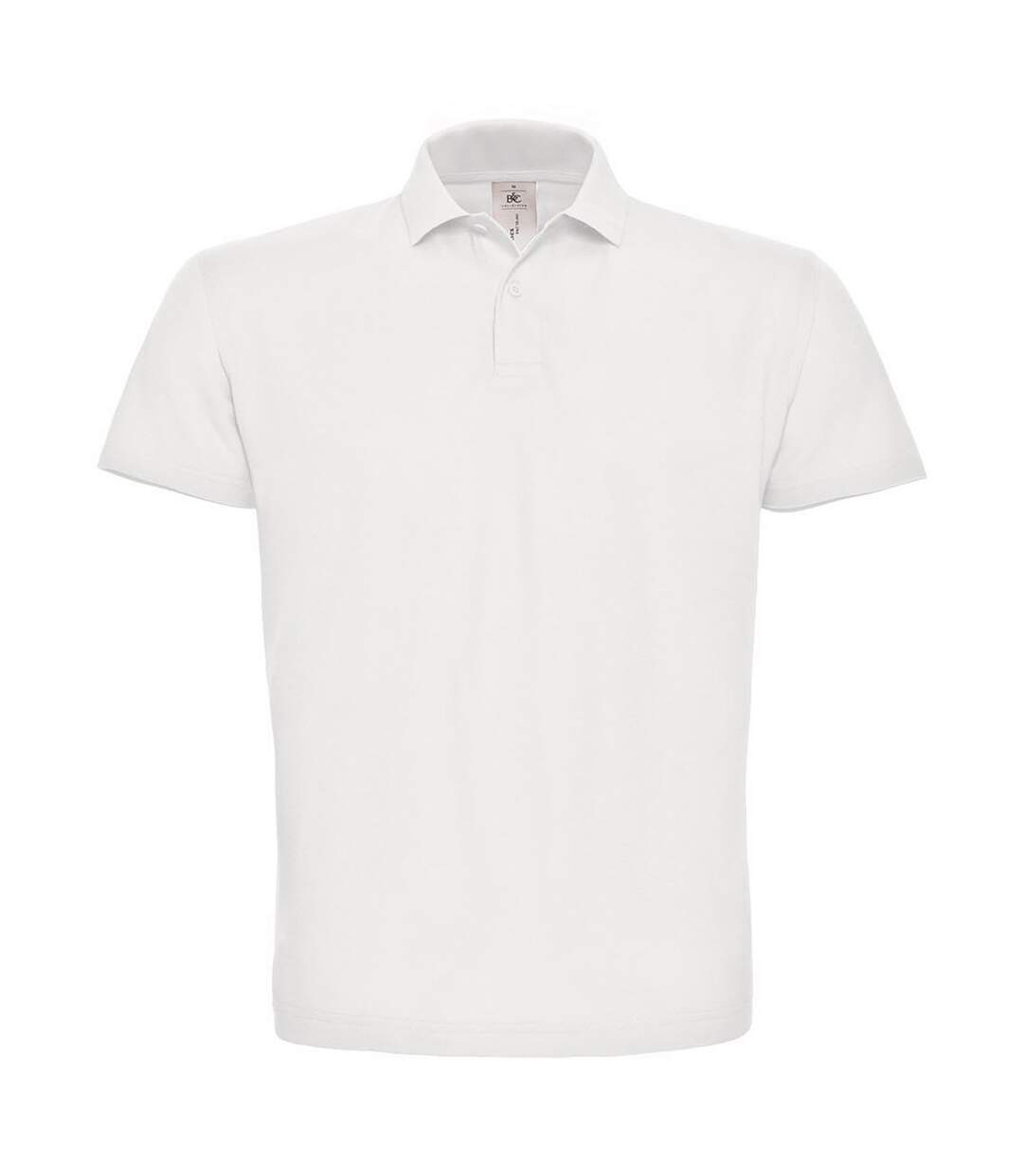 Polo id.001 homme blanc B&C-1