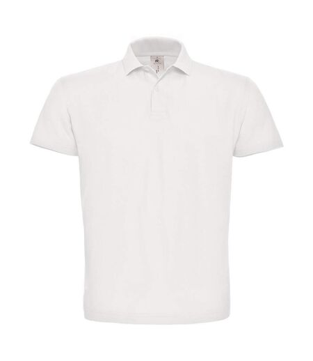 Polo id.001 homme blanc B&C