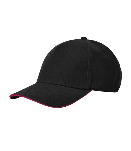 Casquette De Baseball Earthaware Classic Noir Rouge Classique Beechfield