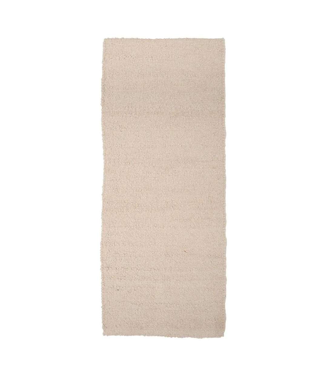 Tapis Effet Laine Volna 80x200cm Ivoire-1