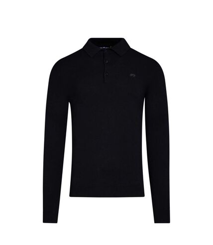 Polo homme noir Raging Bull