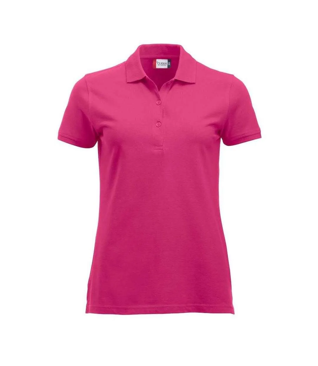 Womens/ladies Marion Polo Shirt Bright Cerise Clique-1
