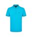 Mens Paddy Short-sleeved Polo Shirt Turquoise Aqua Boss-1