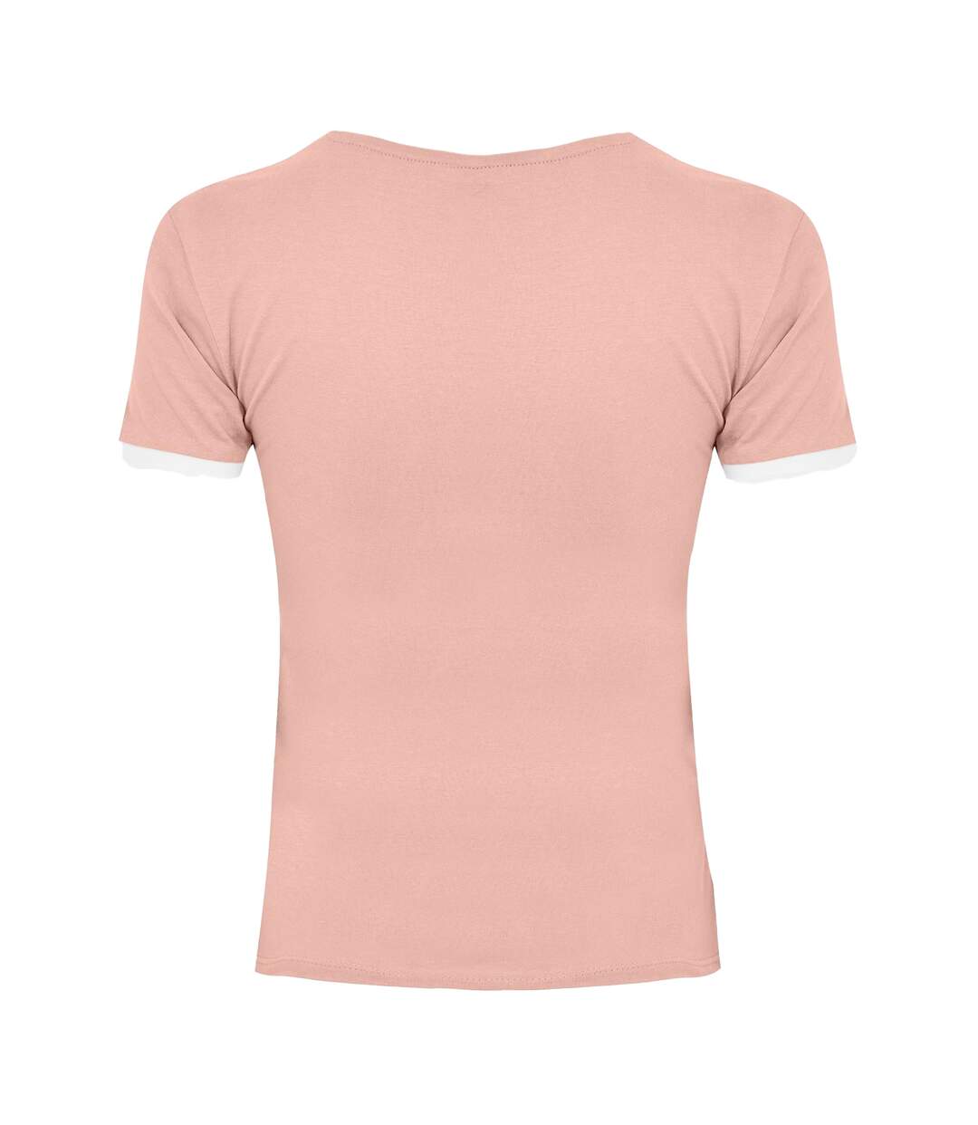 Womens/ladies Trinkey Ringer T-shirt Pink Jack Wills-3