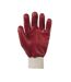 Glenwear Unisex Adults PVC Coated Waterproof Gardening Glove (Red) (XL)